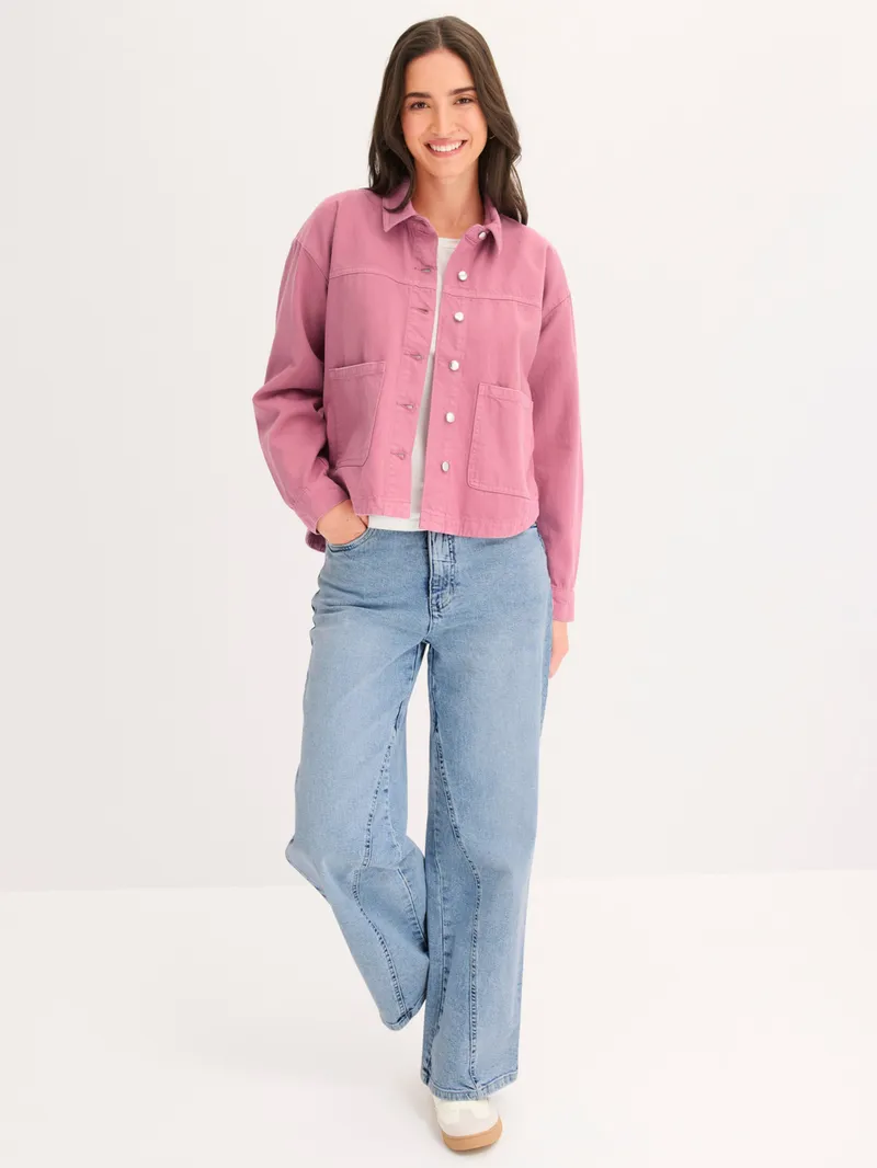 Witt Jeansblazer, Altrosa, – Produktbild 1 von 1