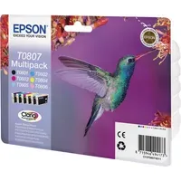 Epson Epson 6er Set Tintenpatronen T080740 schwarz, cyan, magenta, gelb, l-cyan, l-magenta – Produktbild 2 von 2