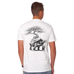 HANDGEDRUCKT HANDGEDRUCKT RESTPOSTEN "Lange Reise" Männer T-Shirt – Produktbild 1 von 1