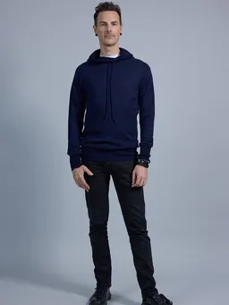 Susan's Fashion Susan's Fashion Hoodie Charlie für Männer aus Biomerinowolle – Produktbild 1 von 1