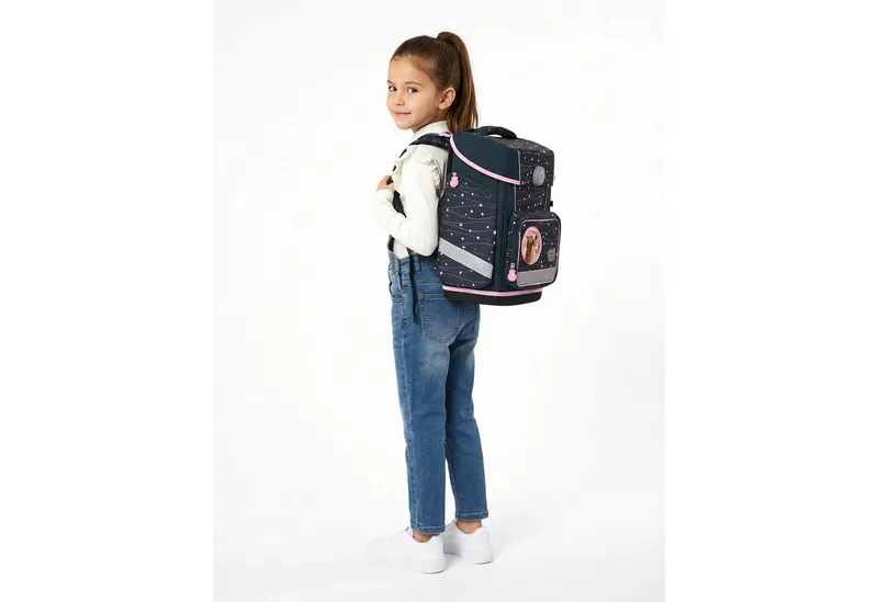 School-Mood School-Mood Schulranzen Champion Maxx (6-tlg), Polyester, Schwarz, – Produktbild 2 von 5