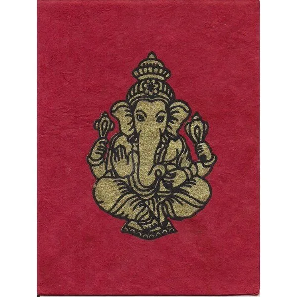 Just Be Just Be Briefkarte Ganesh, Rot, – Produktbild 1 von 3