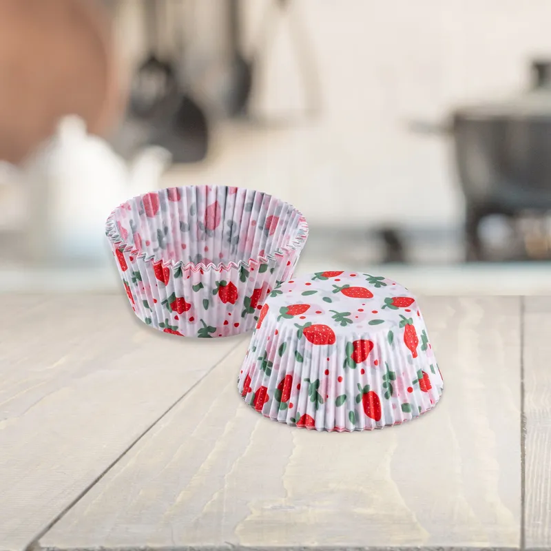 dr. oetker Dr. Oetker Muffinförmchen Erdbeeren, 50 Stk. – Produktbild 2 von 2