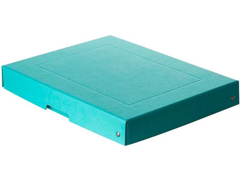 Falken Falken Aufbewahrungsbox "PURE Box" Pastell, DIN A4, 40 mm Höhe, azur – Produktbild 1 von 1