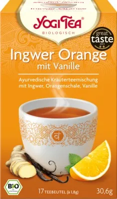 YOGI TEA YOGI TEA Ingwer Orange+Vanille Bio Filterbeutel 17X1.8 g Filterbeutel – Produktbild 1 von 1