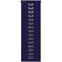 Bisley Schubladenschrank 15 Schübe, DIN A4 oxfordblau – Produktbild 1 von 1
