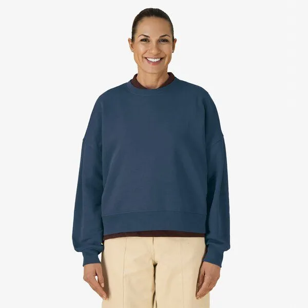 YTWOO YTWOO Modernes Damen-Sweatshirt – weich, nachhaltig & zeitlos, Deep teal, – Produktbild 1 von 3