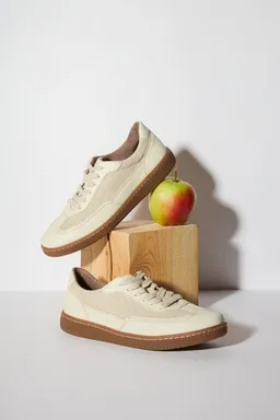 AGAZI AGAZI Nomad Sun – Apfel Leder und Leinen Turnschuhe – Produktbild 1 von 1