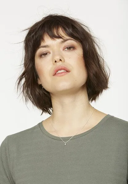 ARMEDANGELS ARMEDANGELS SOFIA - Damen Jerseykleid aus Bio-Baumwolle, Khaki, – Produktbild 3 von 4