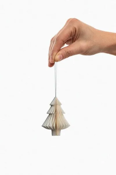 Tranquillo Tranquillo Papieranhänger TREE - klein, White, – Produktbild 3 von 3
