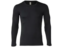 Engel natur Engel Natur Herren Unterhemd Langarm Wolle Seide schwarz Gr.46/48 – Produktbild 1 von 1