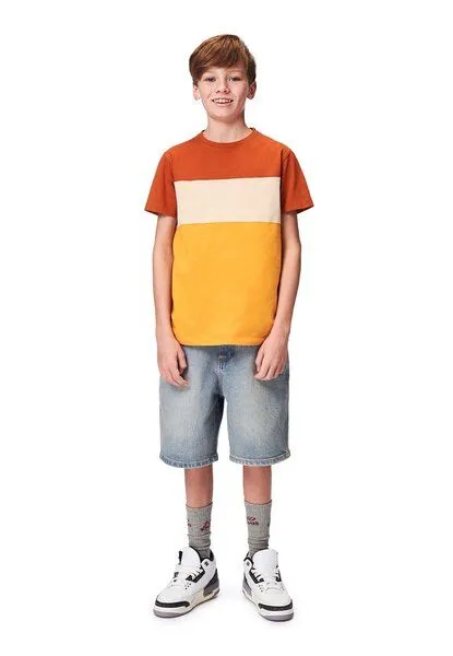 Band of Rascals Band of Rascals Block T-Shirt, Rust-mustard, – Produktbild 3 von 3