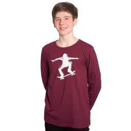 HANDGEDRUCKT HANDGEDRUCKT "Skater" Männer Longsleeve – Produktbild 1 von 1