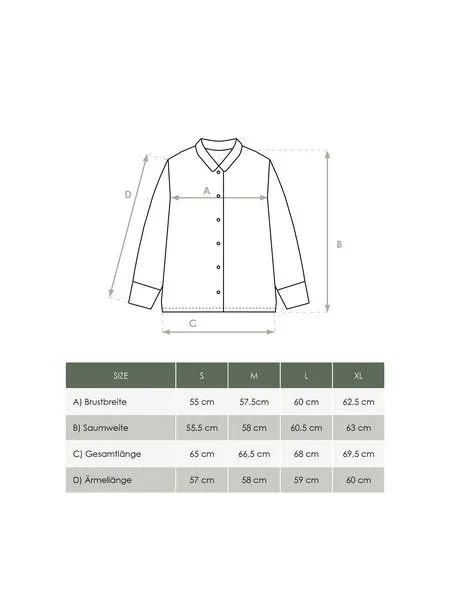 FUXBAU FUXBAU Frauen Leinenbluse, Salbei, – Produktbild 1 von 4