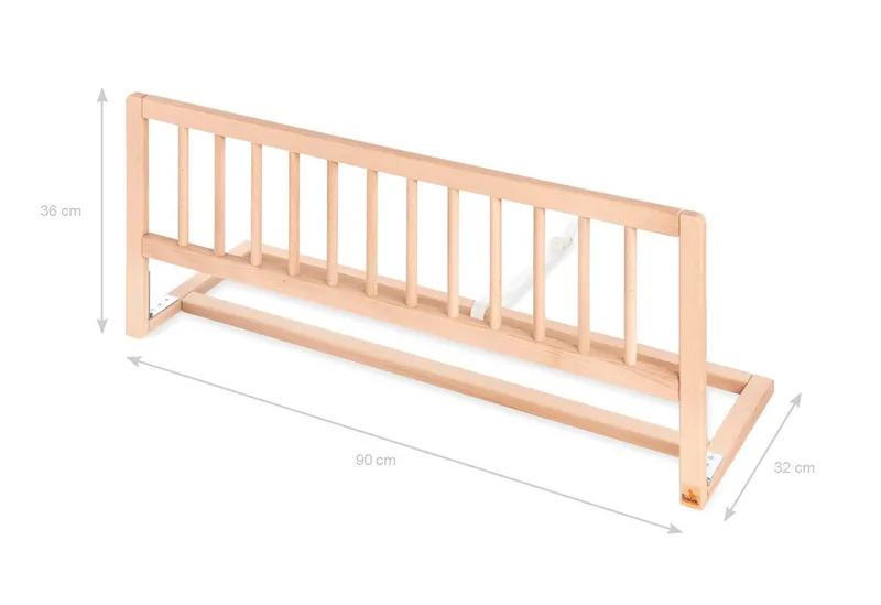 Pinolino Pinolino Bettschutzgitter „Classic“, unbehandelt, Natur, – Produktbild 1 von 1