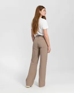 Kuyichi Kuyichi Damen vegan Chino Hose Thalia Schwarzer Tee Braun – Produktbild 1 von 1