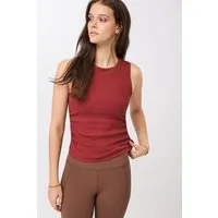 mandala Mandala Side Ruffled Rib Top, Siena (rot), – Produktbild 1 von 1