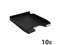 Exacompta 10 Exacompta Briefablagen Combo Mini "ECOBlack", DIN A4+, Hoch, schwarz, für je 250 Blatt – Produktbild 1 von 1