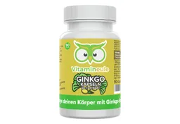 Vitamineule Ginkgo Kapseln - 120 mg 50:1 Ginkgo Extrakt - Kapsel – Produktbild 1 von 1