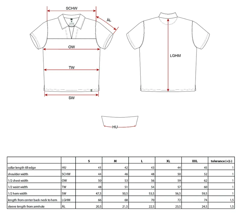 HempAge Hempage Herren vegan T-Shirt Mit V-Ausschnitt Anthrazit, Grau, – Produktbild 2 von 2