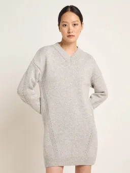 LANIUS LANIUS Strickkleid aus Bio-Schurwolle und aus Bio-Baumwolle – Produktbild 1 von 1