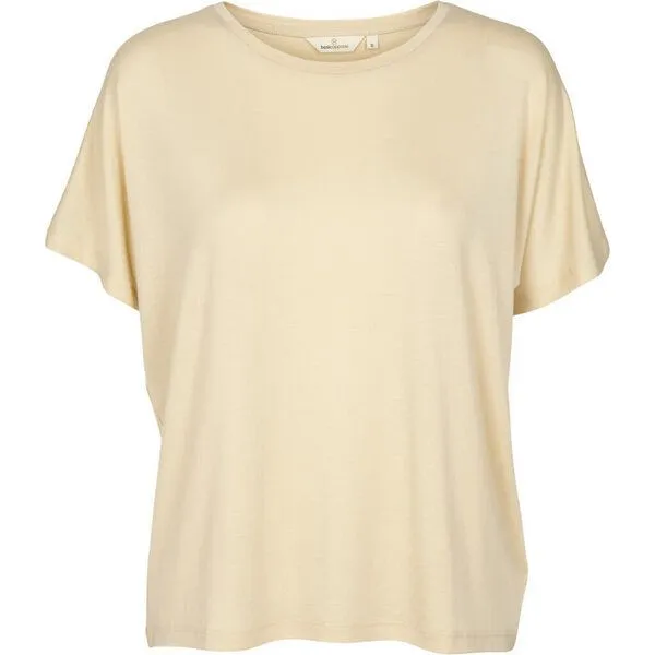 Basic Apparel Basic Apparel T-Shirt Joline aus Tencel (Lyocell), Gelb (boulder), – Produktbild 1 von 3