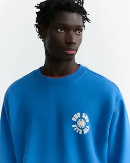 thinking mu Thinking MU Herren vegan Sweatshirt One Sun Von Leon Blue – Produktbild 1 von 1