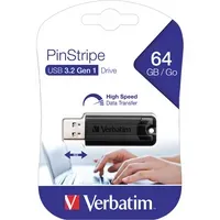 Verbatim Verbatim USB-Stick 'PinStripe', USB 3.0, 64 GB – Produktbild 3 von 8
