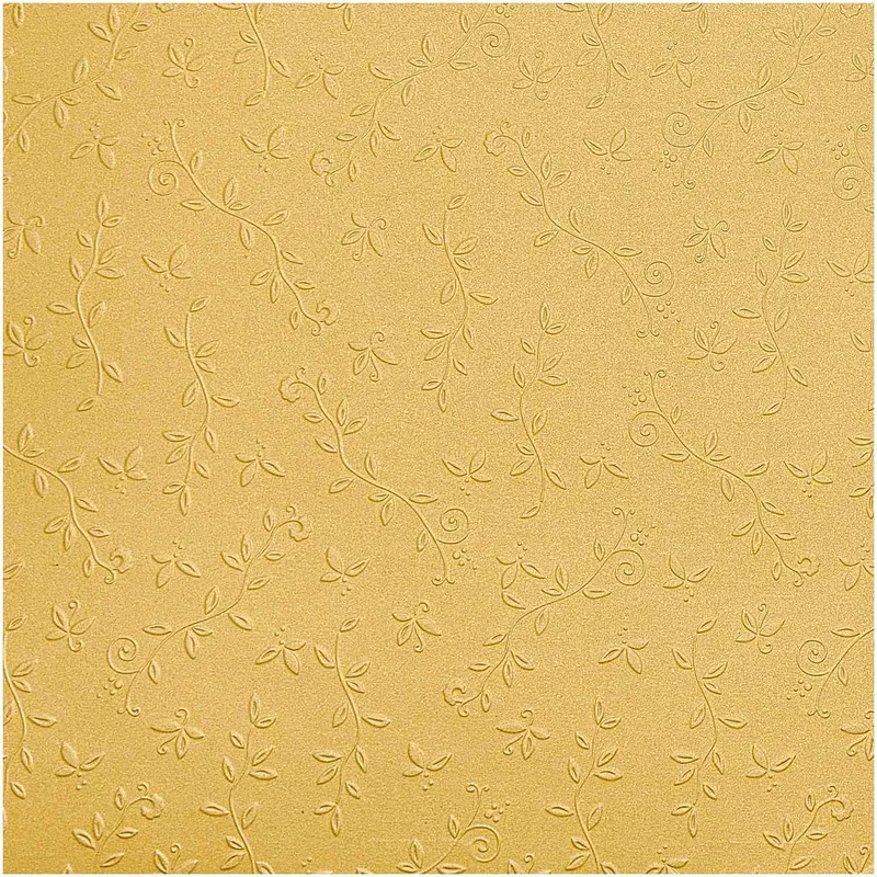 folia folia Prägekarton Ornament 50x70cm 220g/m² Gold, Gold, – Produktbild 1 von 1