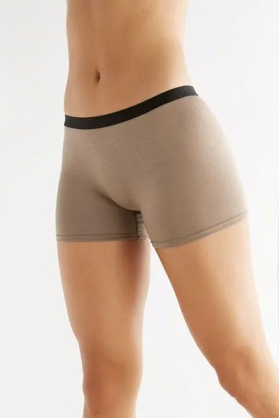 True North True North Damen Boyshort Slip aus Tencel Micromodal Panties Pants Panty T1400, Mink, – Produktbild 1 von 2
