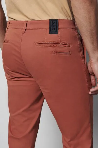 M 5 BY MEYER M 5 BY MEYER CASUAL BIO-BAUMWOLLCHINO, Rot (bernstein), – Produktbild 5 von 5