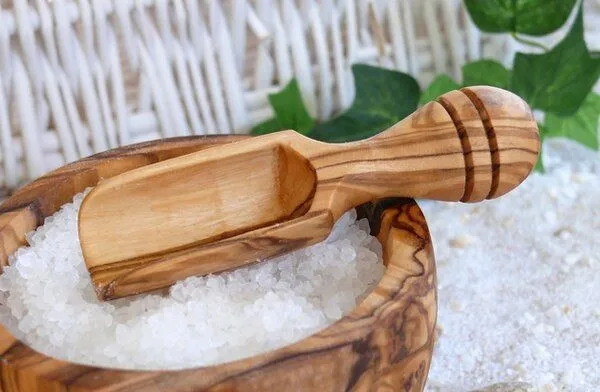 Olivenholz erleben Olivenholz erleben Salzschippchen, 9 cm, aus Olivenholz – Produktbild 2 von 2