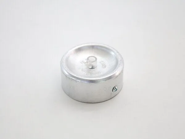werkvoll by Lena Peter werkvoll by Lena Peter Recycling Baldachin aus alten Feuerlöschern - Deckenabhängung für Leuchten FIRE, Silber, – Produktbild 1 von 4