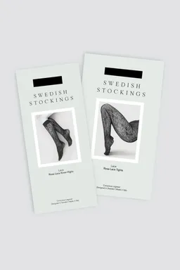Swedish Stockings Swedish Stockings Damen vegan Set Strumpfhosen & Kniestrümpfe Rosa Schwarz – Produktbild 1 von 1