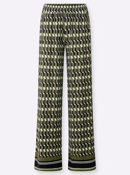 heine Schlupfhose oliv-schwarz-bedruckt – Produktbild 1 von 1