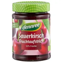 dennree Sauerkirsch-Fruchtaufstrich – Produktbild 1 von 1