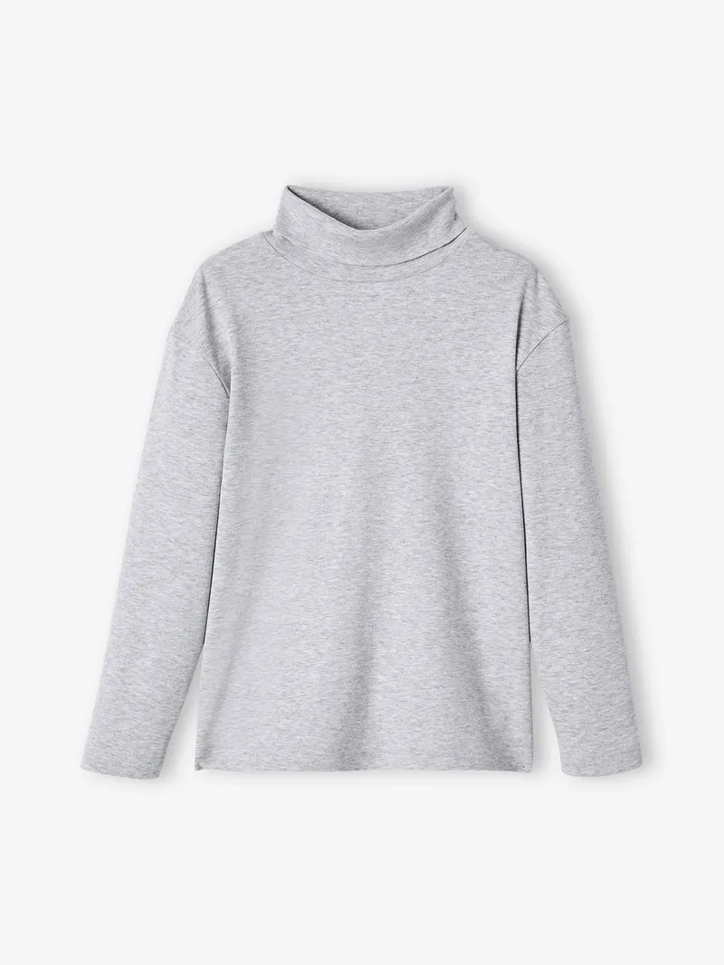 Vertbaudet 3er-Pack Jungen Langarm-Rollkragenshirts BASIC, Blau mehrfarbig, – Produktbild 3 von 3