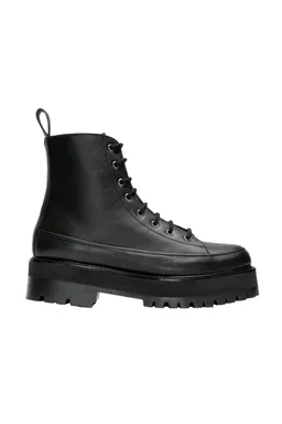 Green Laces Green Laces Herren vegan Stiefel Chunky Lace-Up Nour Schwarz – Produktbild 1 von 1