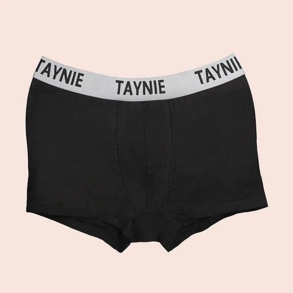 Taynie 2er-Pack schwarz/schwarz - Retroshorts - Biozidfrei - Zertifiziert - TAYNIE HERREN BOXERSCHORTS, Schwarz, – Produktbild 1 von 4