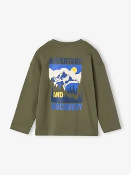 Vertbaudet Shirt mit Brust-Aufnäher und Rückenprint Jungen – Produktbild 1 von 1