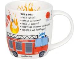 Könitz Könitz Kinder-Tasse "Kid´s Wissen Feuerwehr" 230 ml aus Porzellan – Produktbild 1 von 1