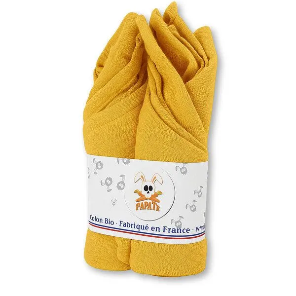 PAPATE PAPATE Windeln aus Bio-Baumwolle, Gelb, – Produktbild 1 von 4