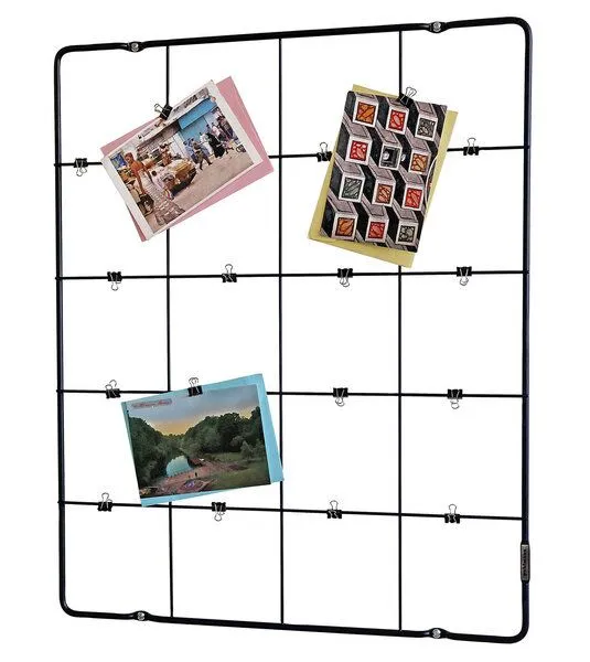 Puhlmann Puhlmann Memo Wandboard Schwarz aus Stahldraht, Schwarz, – Produktbild 1 von 5