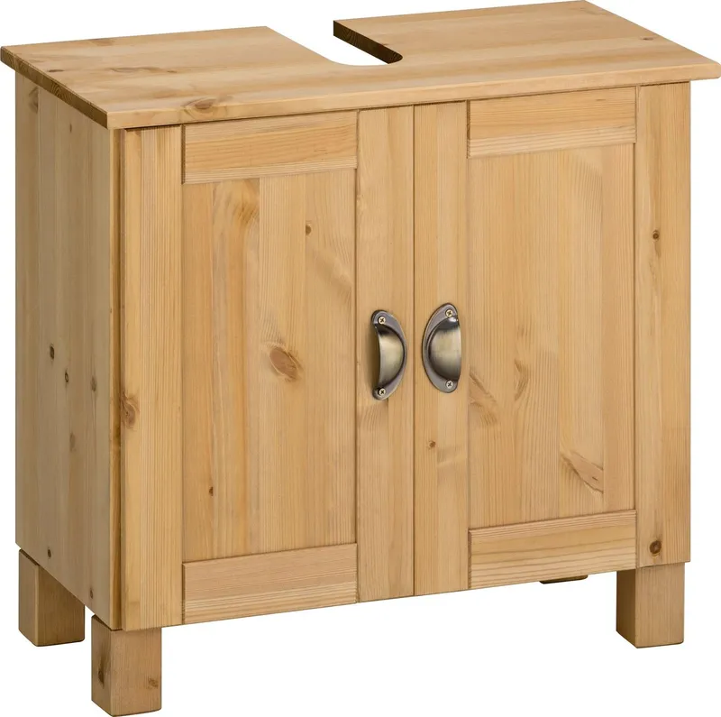 Home affaire Waschbeckenunterschrank Oslo Breite 60 cm, Beige, – Produktbild 1 von 5