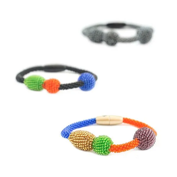 Sakiba Sakiba Armband Fridi, Silbergrau, – Produktbild 2 von 4