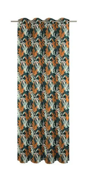 Nature by Adam Nature by Adam Vorhang aus 100% Bio-Baumwolle - Made in Germany - Jungle, Dunkelgrün, – Produktbild 2 von 7
