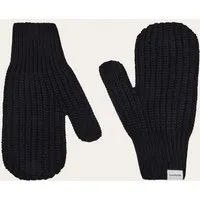 KnowledgeCotton Apparel KnowledgeCotton Apparel Lambswool Patent Knit Gloves – Produktbild 1 von 1