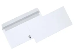 Memo 100 memo Briefumschläge 'Recycling Plus' DIN lang mit Haftklebung 80g – Produktbild 1 von 1