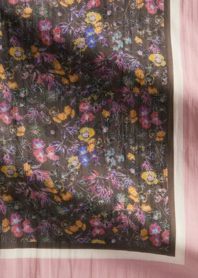 Marc O'Polo Marc O'Polo Modeschal, mit Allover-Print mit TENCEL Lyocell, Bunt, – Produktbild 4 von 4