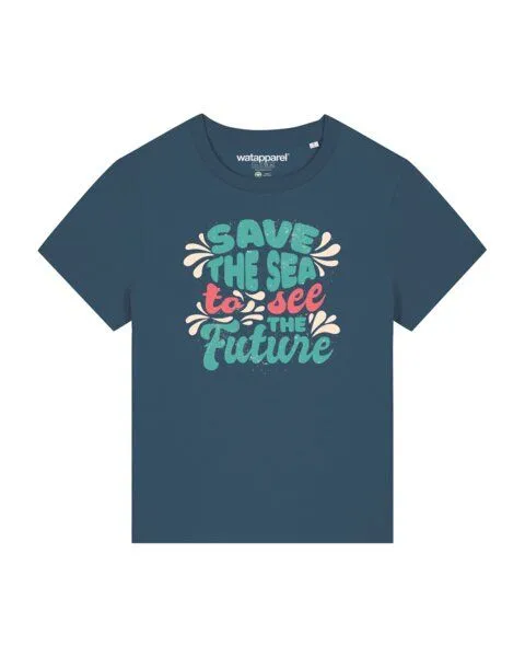 watapparel watapparel T-Shirt Frauen Save the sea, Stargazer, – Produktbild 1 von 3